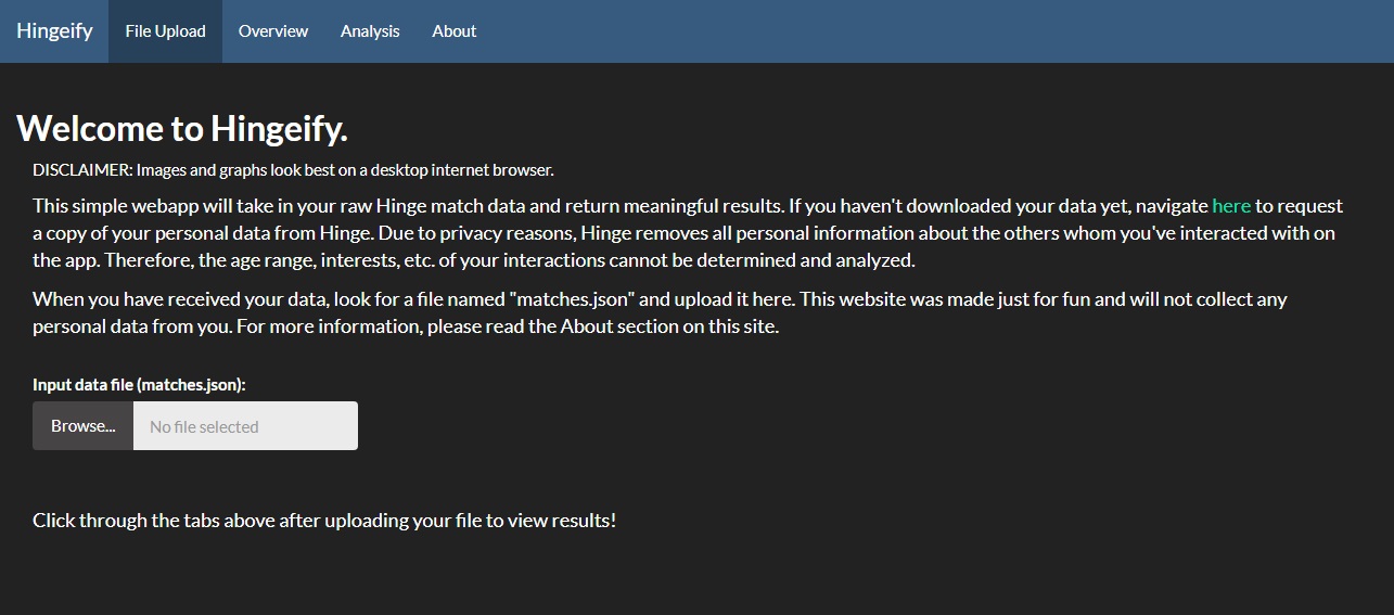 Hingeify Screenshot